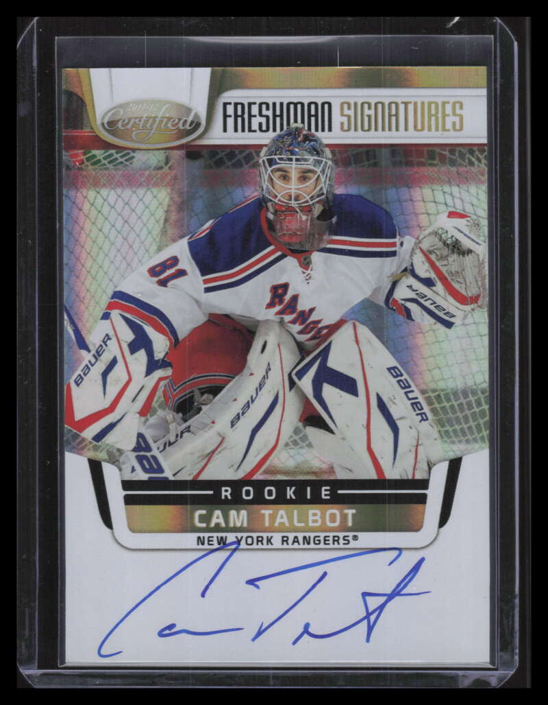 2011-12 Certified Mirror Gold 190 Cam Talbot Rookie Auto 11/25