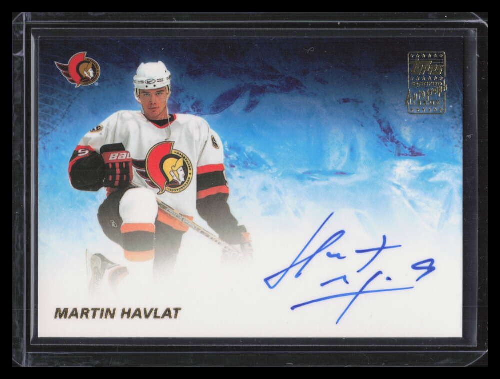 2001-02 Topps Autographs AMHA Martin Havlat Auto
