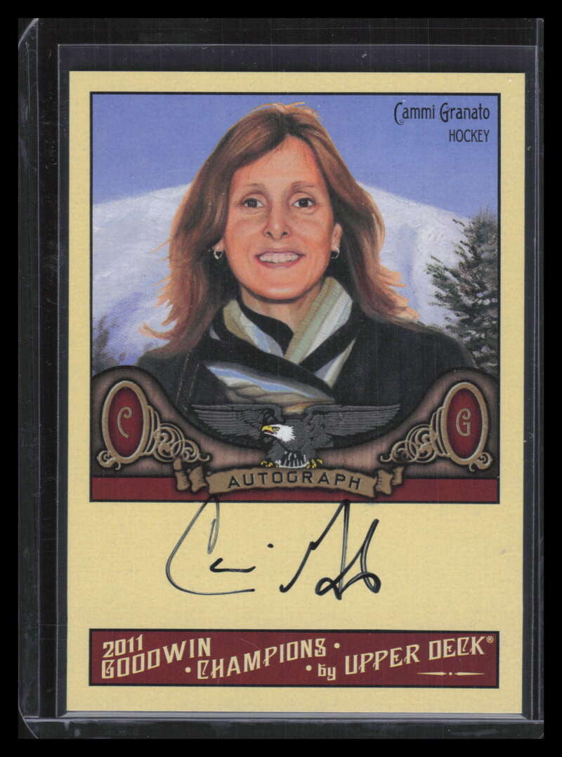 2011 Upper Deck Goodwin Champions Autographs CG Cammi Granato Auto