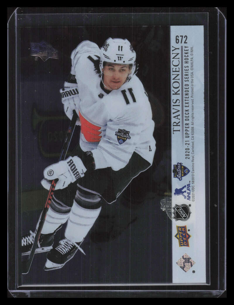 2020-21 Upper Deck Clear Cut Parallel 672 Travis Konecny AS All-Star Game F00134
