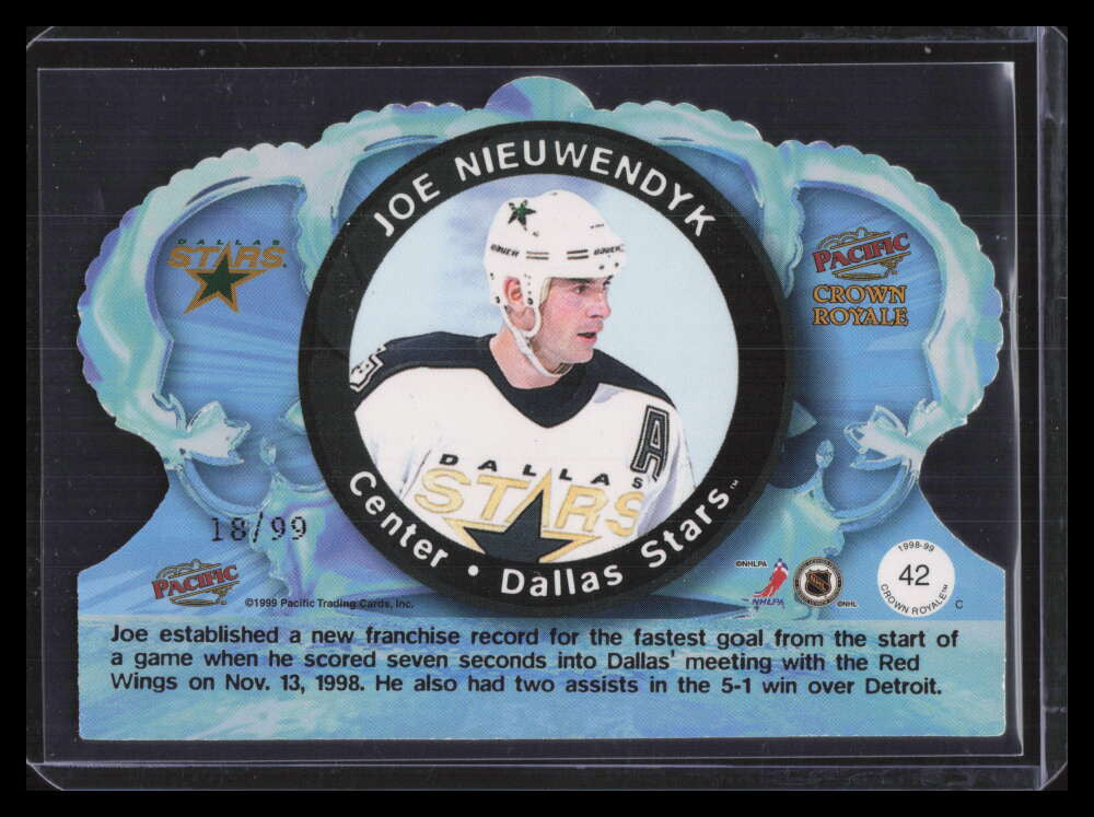1998-99 Crown Royale Limited Series 42 Joe Nieuwendyk 18/99