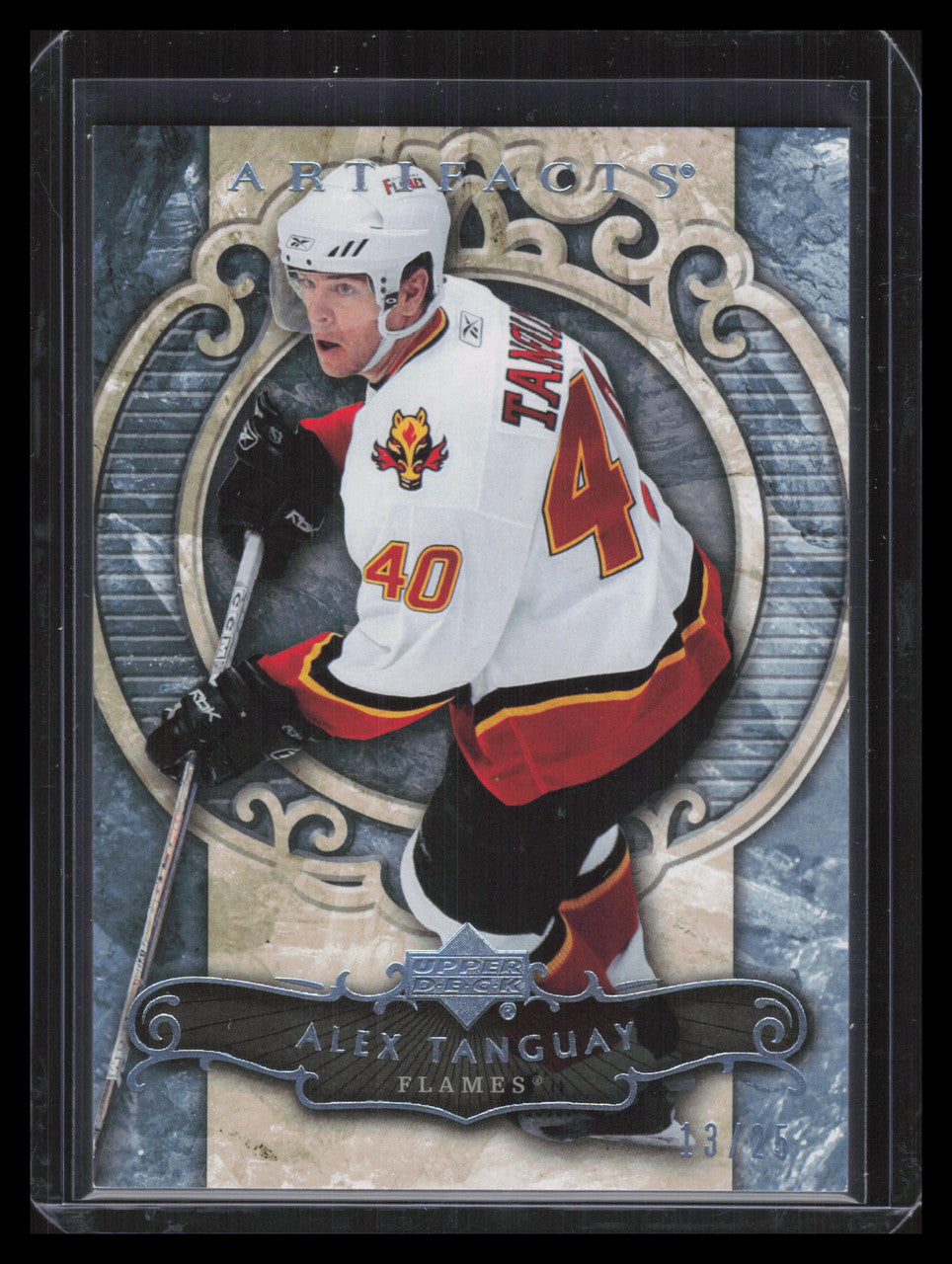 2007-08 Artifacts Blue 79 Alex Tanguay 13/25