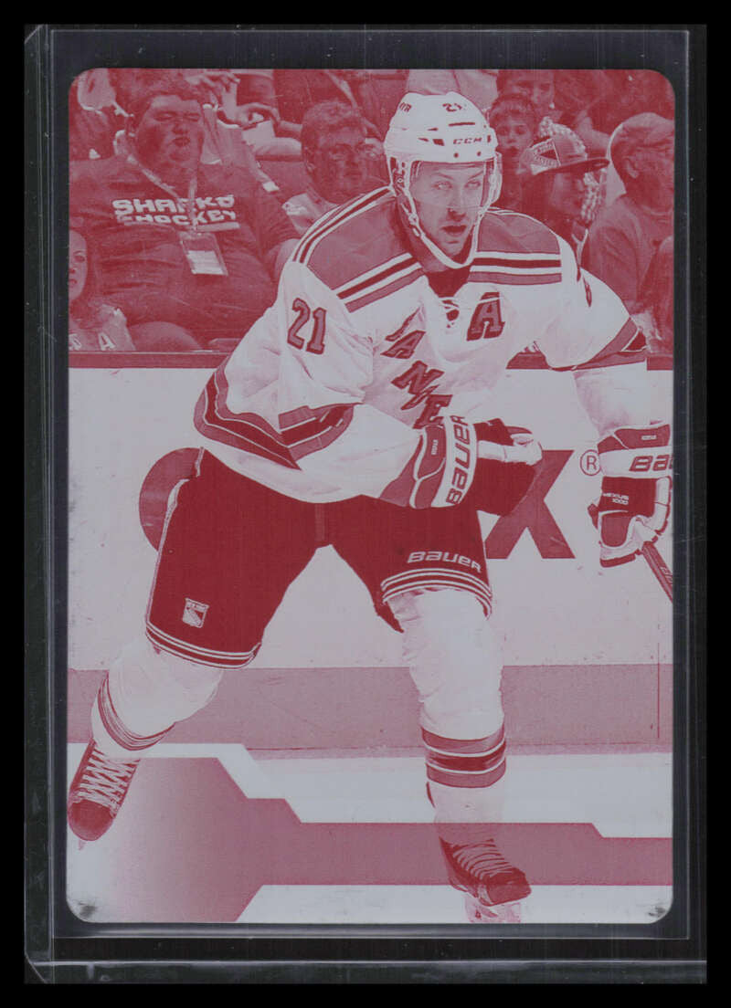 2016-17 Upper Deck Printing Plate Magenta 124 Derek Stepan 1/1