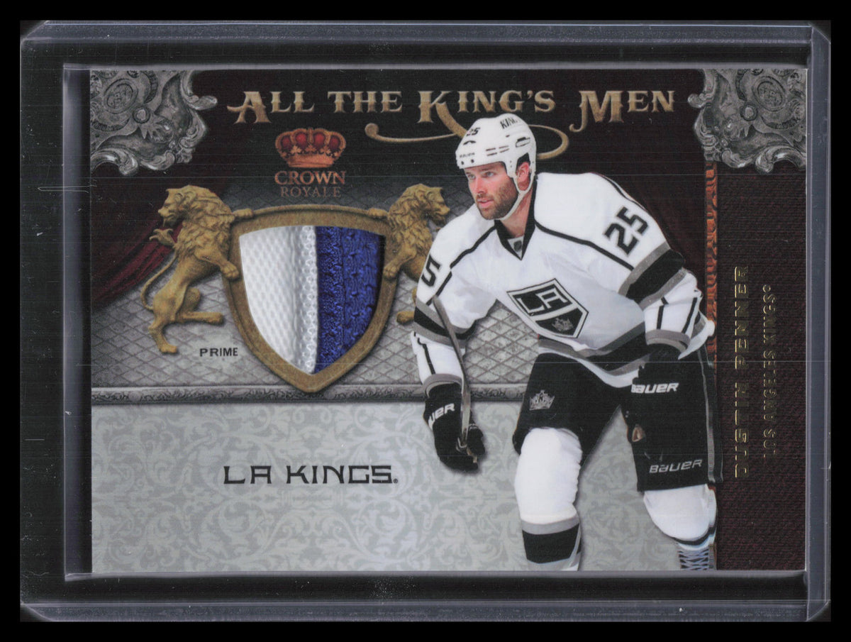 2011-12 Crown Royale All The Kings Men Materials 45 Dustin Penner Patch 2/50