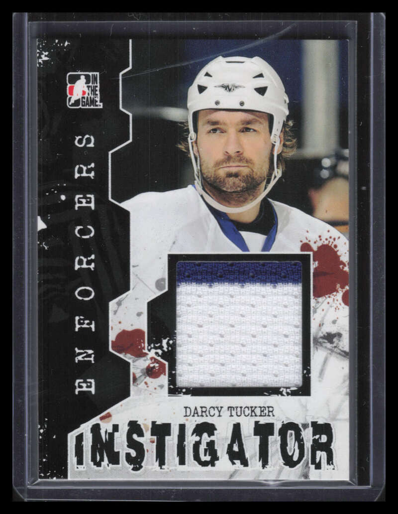 2011-12 ITG Enforcers Instigator Jerseys i56 Darcy Tucker Jersey /120