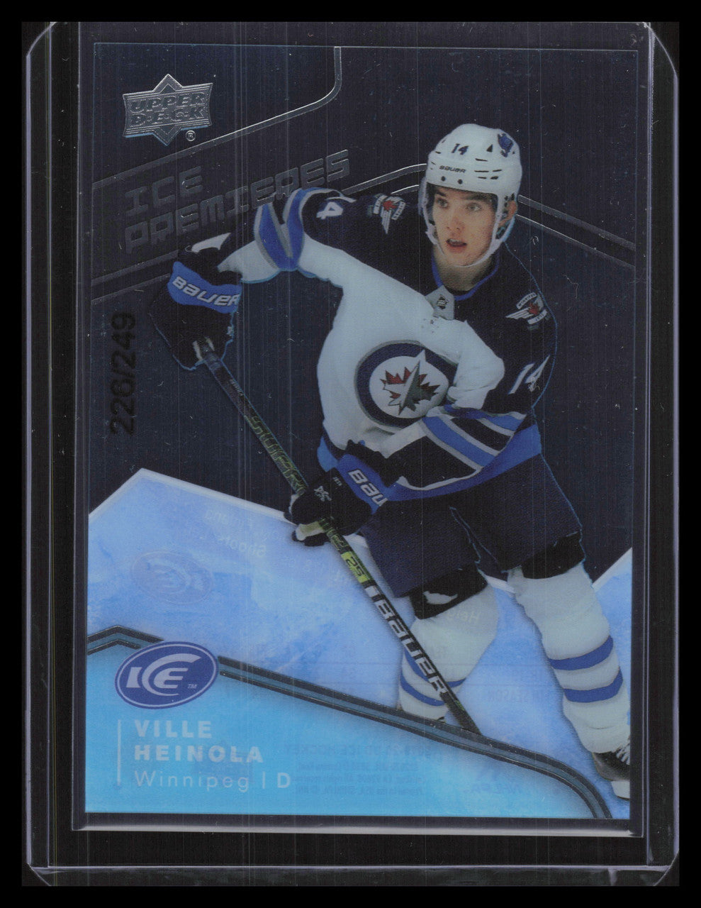 2019-20 Upper Deck Ice 129 Ville Heinola Rookie 226/249