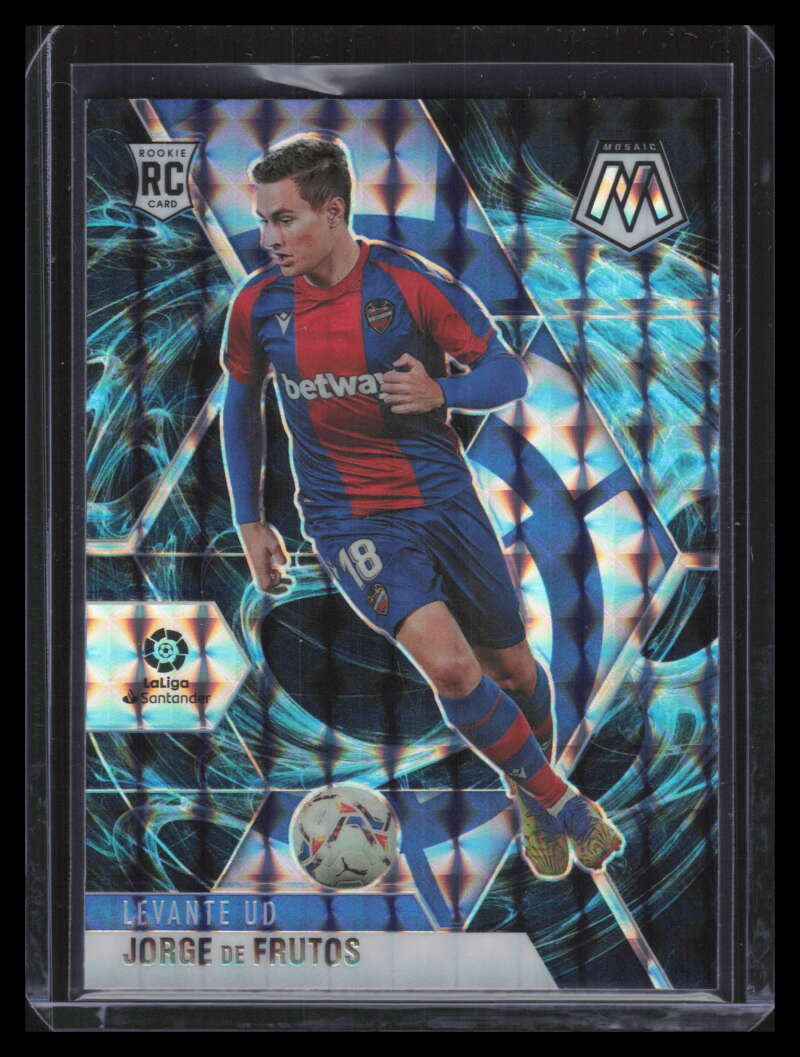 2020-21 Panini Mosaic La Liga Mosaic Genesis 85 Jorge de Frutos Rookie