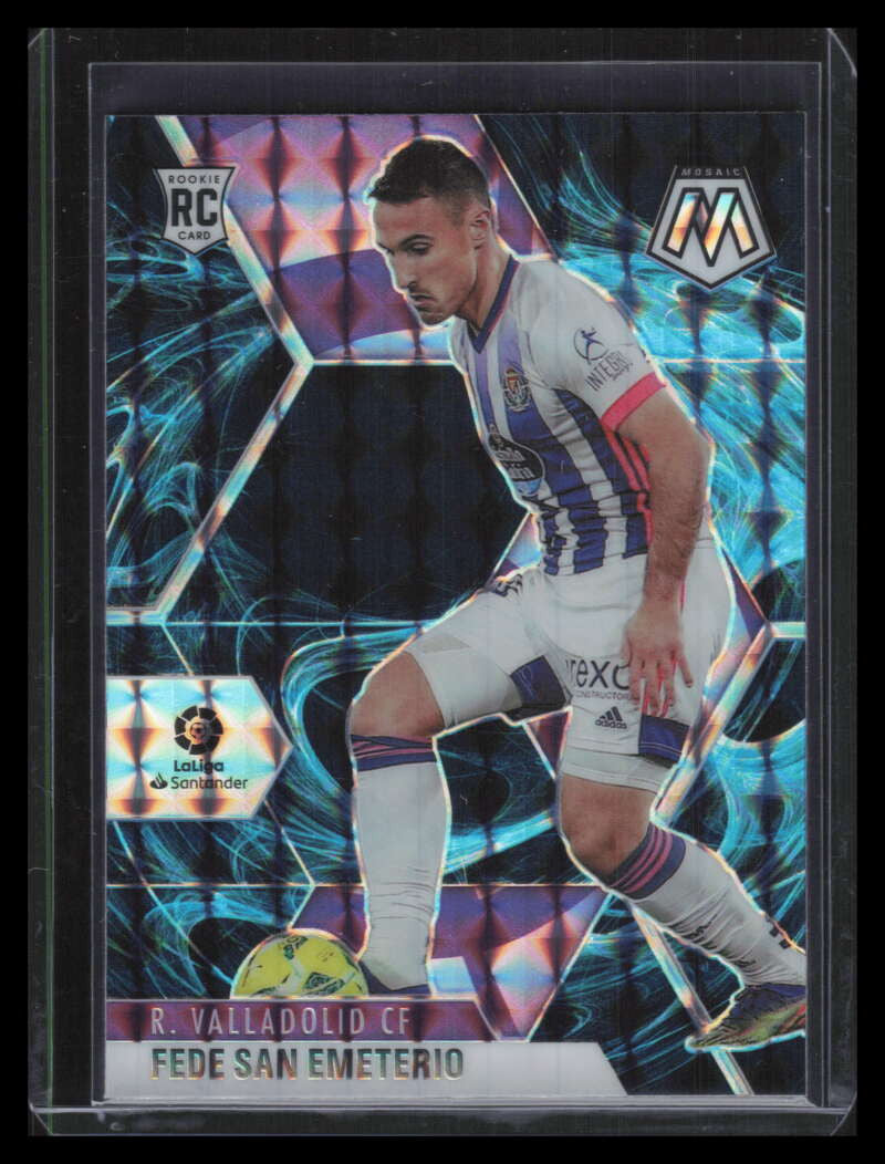 2020-21 Panini Mosaic La Liga Genesis Refractor 86 Fede San Emeterio Rookie