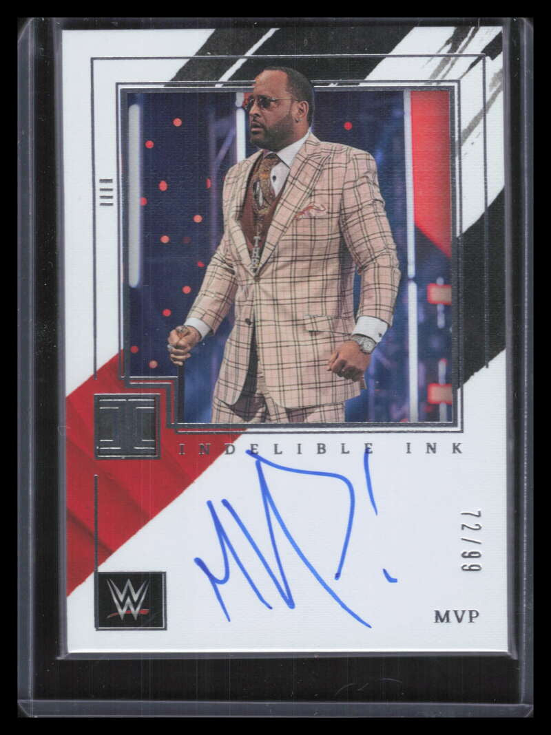 2022 Panini Impeccable WWE Indelible Ink INMVP MVP Auto 72/99