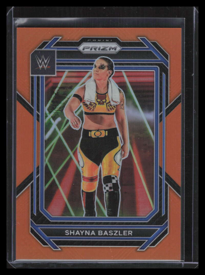 2023 Panini Prizm WWE Prizms Orange Refractor 147 Shayna Baszler 42/99