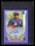 2014 Bowman Chrome Mini Autograph Refractor George Springer Rookie Auto 6/50