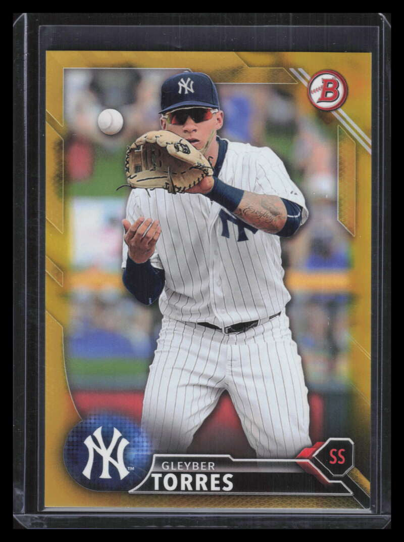 2016 Bowman Draft Gold bd160 Gleyber Torres Rookie 15/50