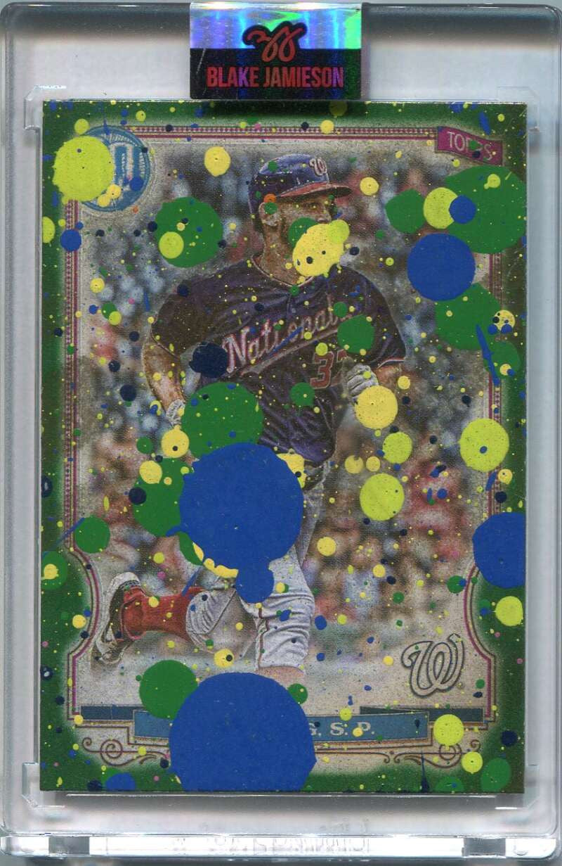 2020 Topps Gypsy Queen Green 285 Stephen Strasburg Blake Jamieson Custom Auto