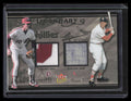 2004 Ultra Legendary 13 Game Used Musial Mike Schmidt Dual Jersey Patch 2/22