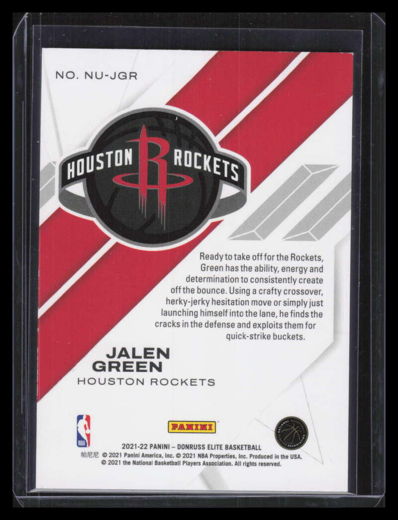 DELETE 130535 2021-22 Elite Next Up 2 Jalen Green Rookie
