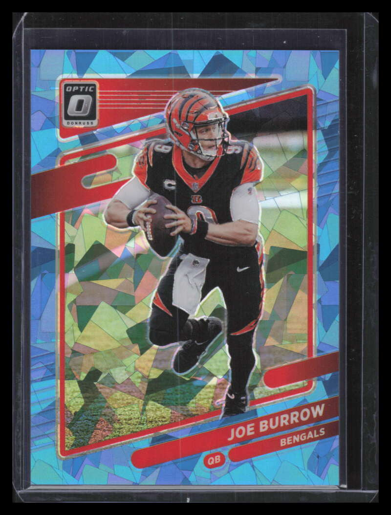 2021 Donruss Optic Blue Ice Refractor 134 Joe Burrow 14/15