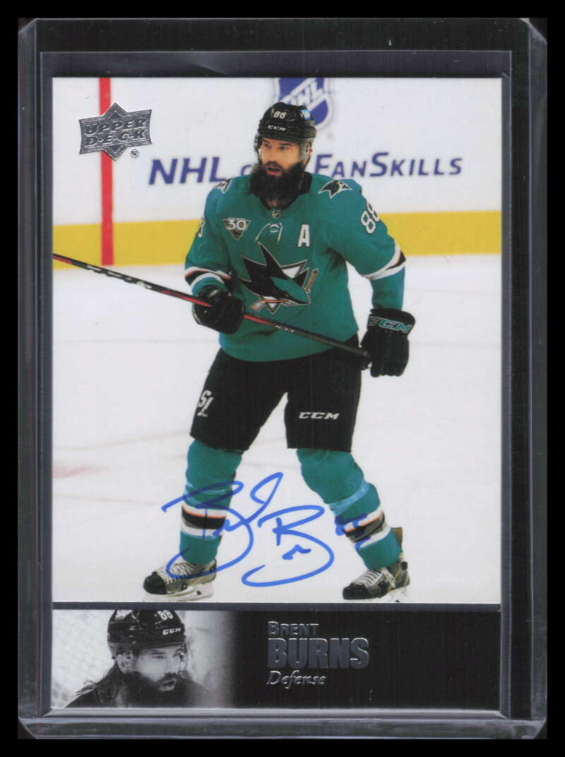 2020-21 Ultimate Collection '97 Legends Signatures al168 Brent Burns Auto