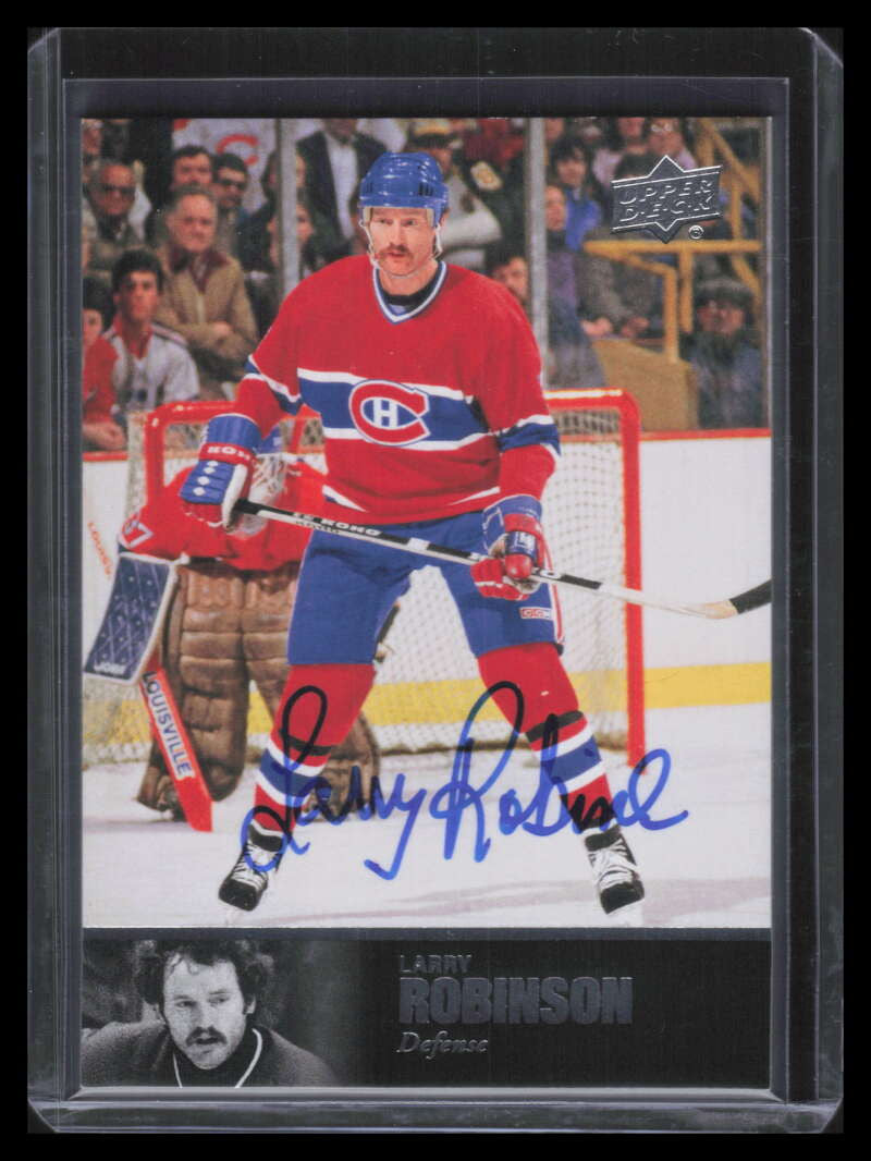 DELETE 130632 2011-12 Ultimate Collection 1997 Legends Autographs al17 Larry Robinson Auto