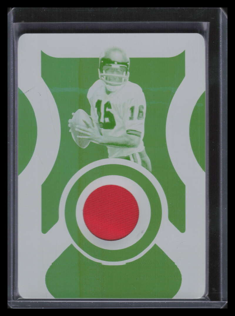 2021 Panini National Treasures Century Printing Plate 66 Len Dawson Patch 1/1