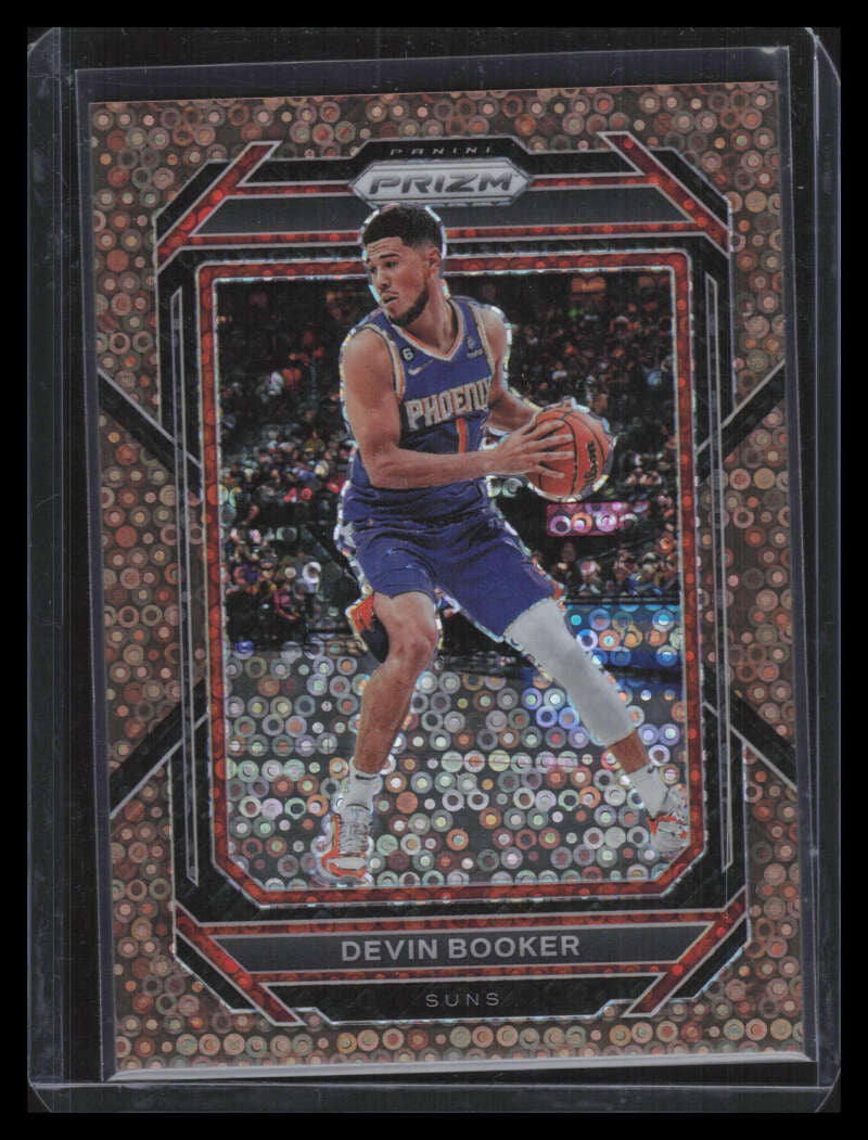 SOLD 130654 2022-23 Panini Prizm Prizms Fast Break Bronze Refractor 140 Devin Booker 2/20