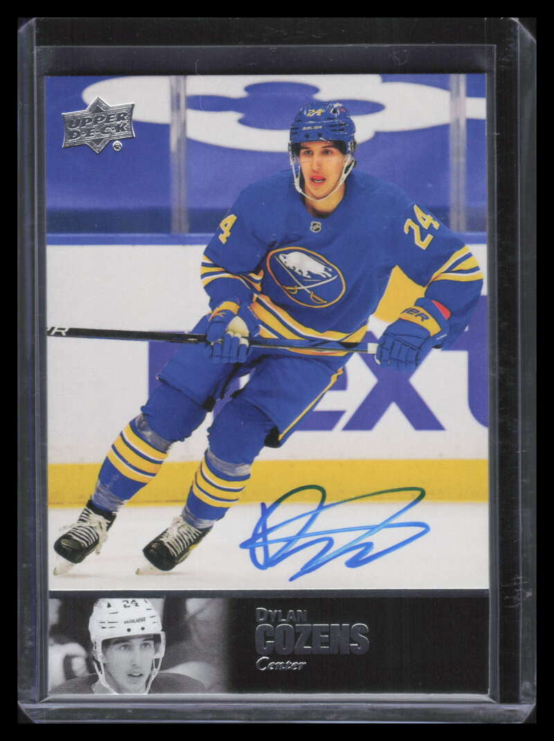 2020-21 Ultimate Collection 97 Legends Signatures al183 Dylan Cozens Rookie Auto