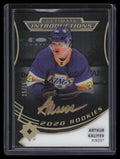 DELETE 130722 2020-21 Ultimate Introductions Gold Autographs Arthur Kaliyev Rookie Auto 15/15