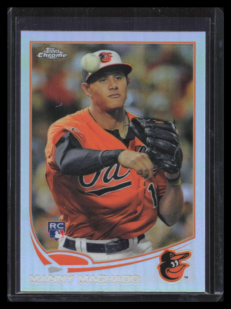 2013 Topps Chrome Refractor 12 Manny Machado Rookie 127884
