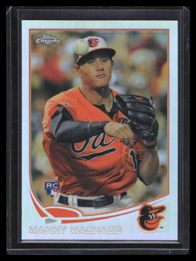 2013 Topps Chrome Refractor 12 Manny Machado Rookie 127883