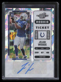 DELETE 130788 2022 Panini Contenders Optic Cracked Ice 172 Jelani Woods Rookie Auto 12/22