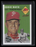 2003 Topps Heritage Real One Autographs Red Ink EM Eddie Mayo Auto 47/54