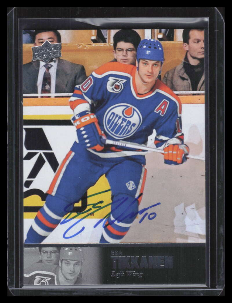 2020-21 SP Signature Legends '97 Legends Signatures al258 Esa Tikkanen Auto