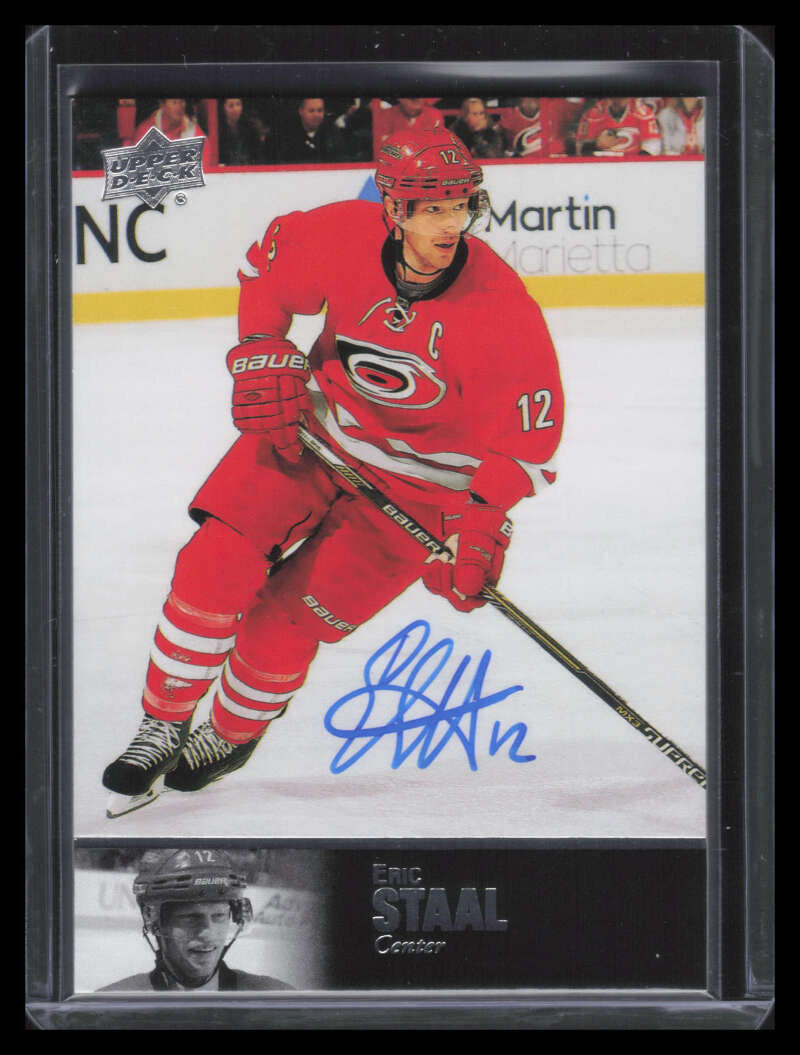 2020-21 Ultimate Collection '97 Legends Signatures al174 Eric Staal Auto ID: 130891