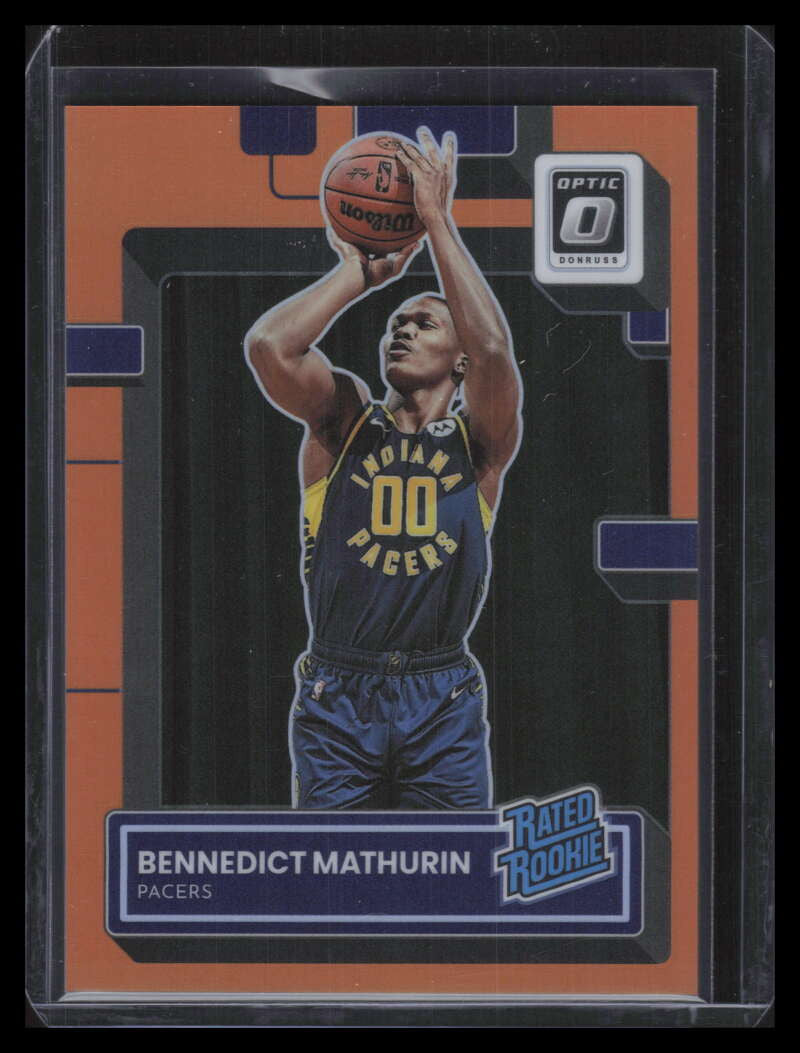 DELETE 130943 2022-23 Donruss Optic Orange 209 Bennedict Mathurin RR Rated Rookie 89/199
