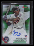 DELETE 130970 2015 Bowman's Best '15 Autographs Green Refractor Byron Buxton Rookie Auto 72/99