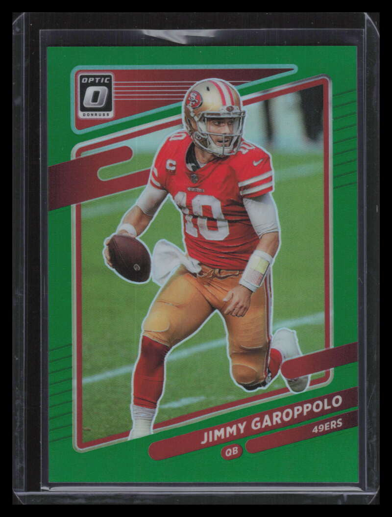 2021 Donruss Optic Green Refractor 192 Jimmy Garoppolo 4/5