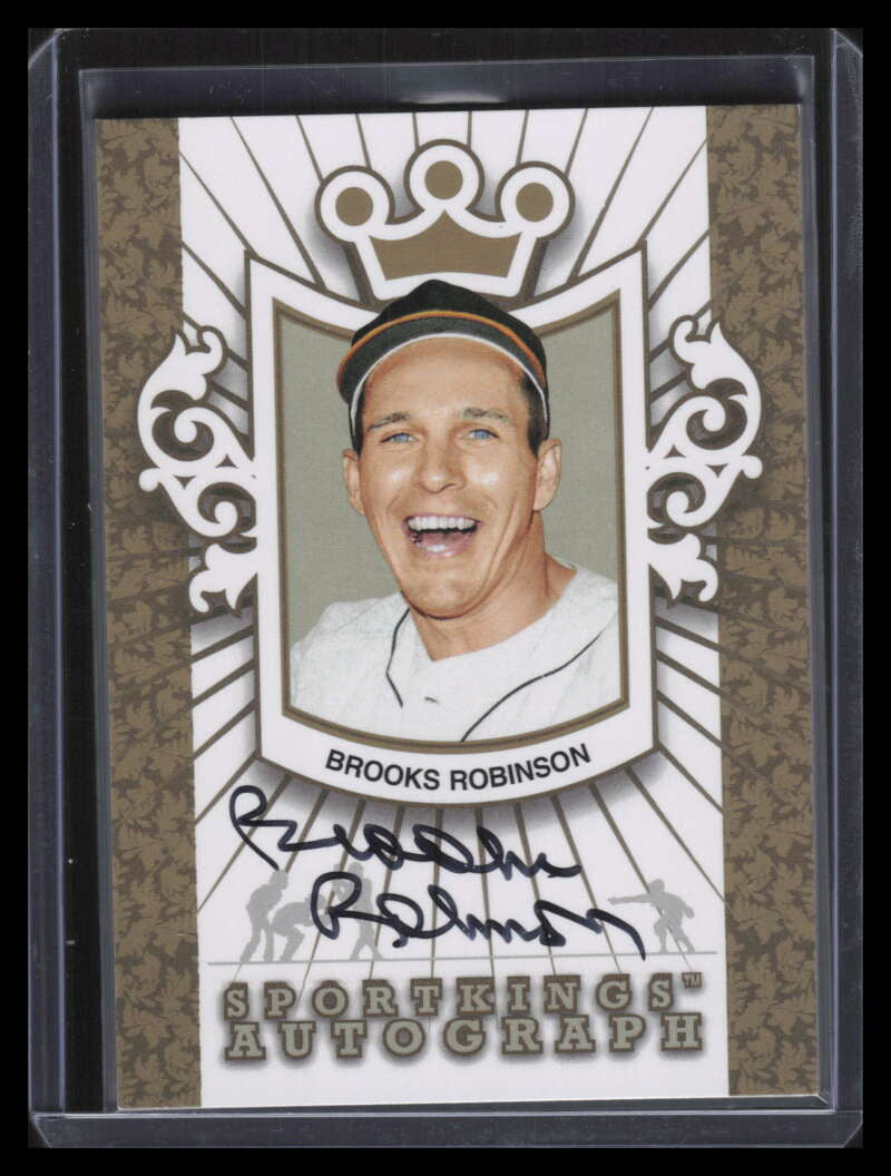 2013 Sportkings Autographs Gold abro1 Brooks Robinson Auto /10
