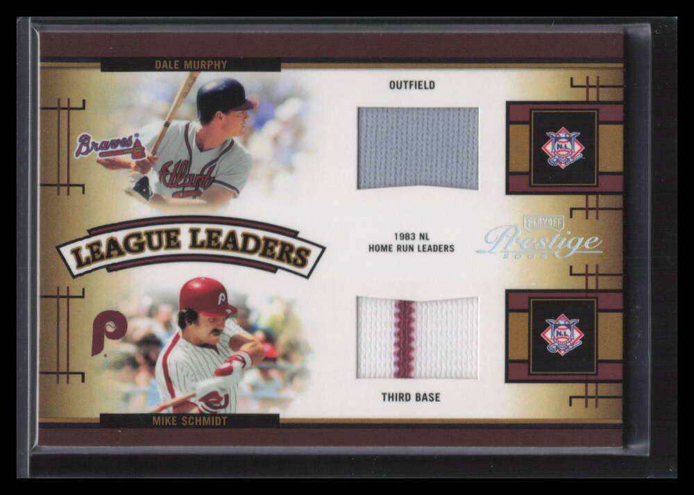 SOLD 131151 2005 Prestige League Leaders Murphy Schmidt Strawberry Gary Carter Jersey 58/100