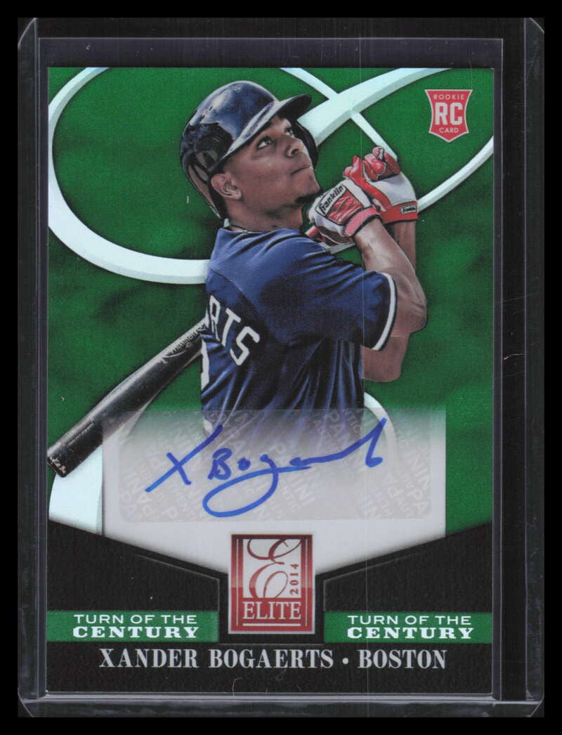 2014 Elite Turn of the Century Autographs 46 Xander Bogaerts Rookie Auto