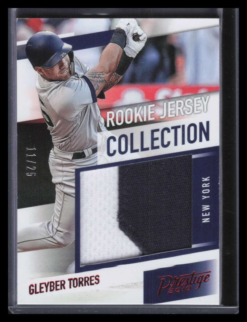 2018 Prestige Rookie Jersey Collection Red 19 Gleyber Torres Rookie Patch 11/25