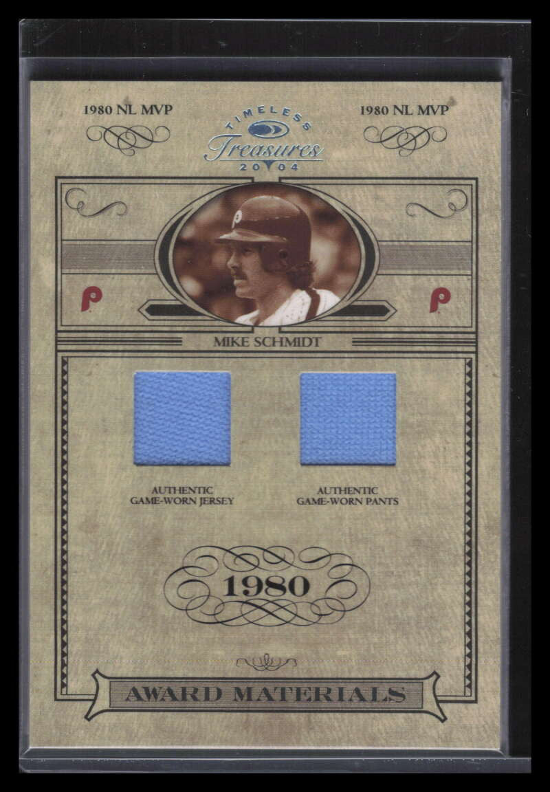 2004 Timeless Treasures Award Materials 12 Mike Schmidt Dual Jersey Pants 4/25