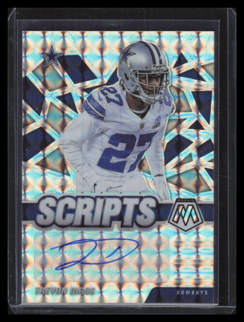 DELETE 131277 2021 Panini Mosaic Scripts 54 Trevon Diggs Auto
