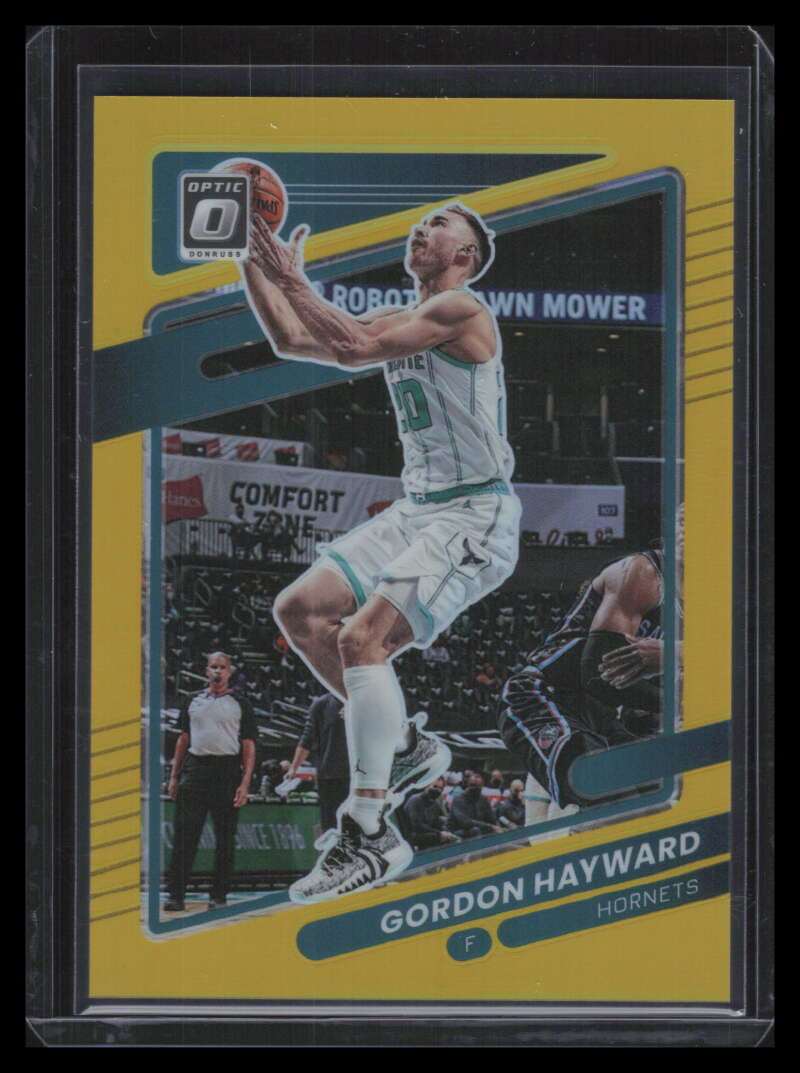 2021-22 Donruss Optic Gold Refractor 132 Gordon Hayward 6/10