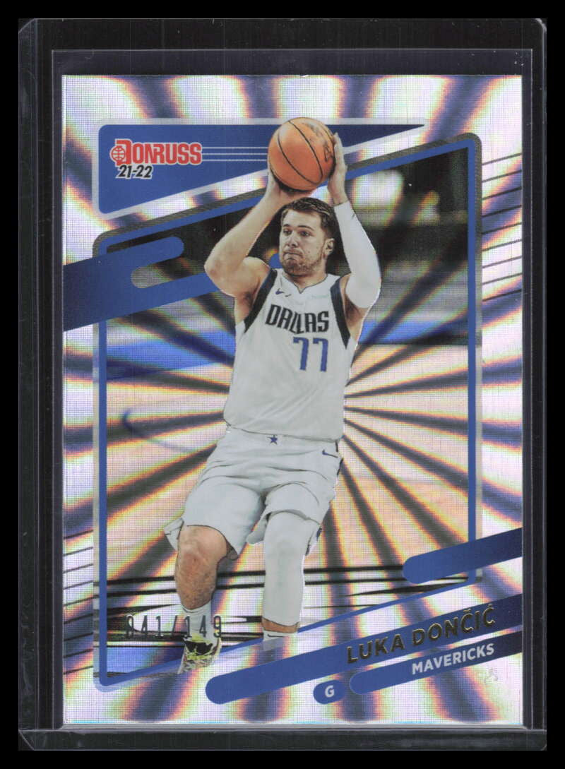 DELETE 131322 2021-22 Donruss Holo Laser 77 Luka Doncic 41/149
