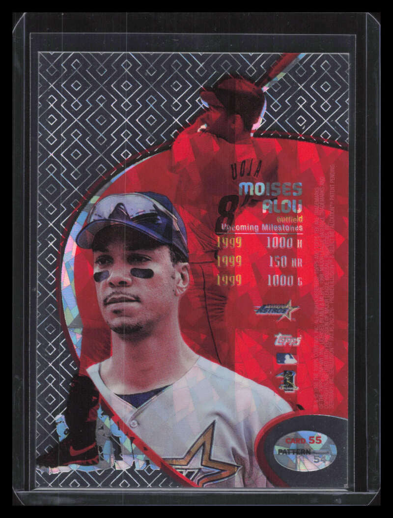 1998 Topps Tek Diffractors Pattern 54 55 Moises Alou