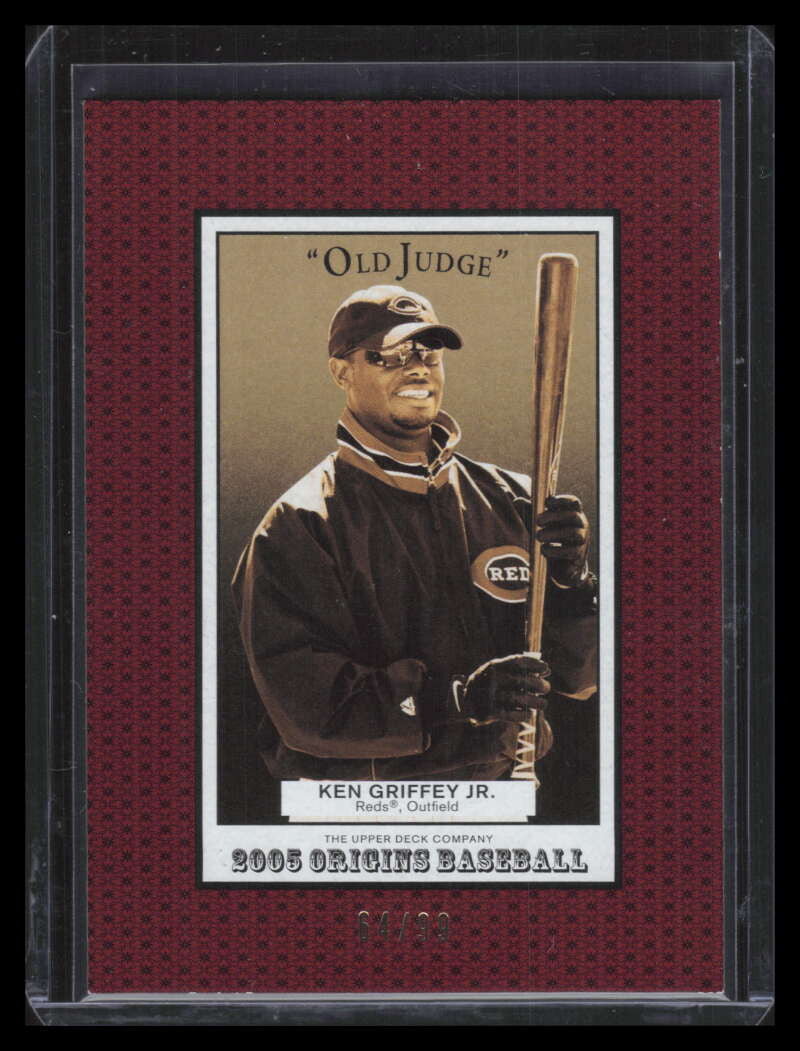 2005 Origins Old Judge Red 25 Ken Griffey Jr. 64/99