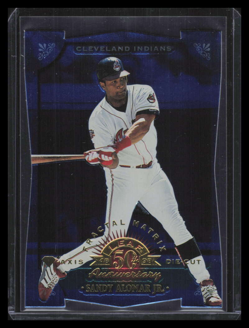 1998 Leaf Fractal Diamond Axis 87 Sandy Alomar Jr. 22/50