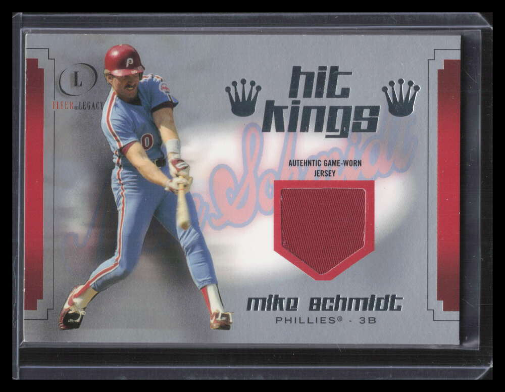 2004 Fleer Legacy Hit Kings Patch Silver MS Mike Schmidt Patch 43/99