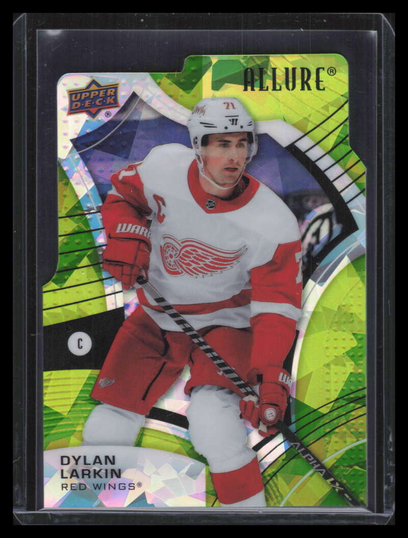 DELETE 131459 2021-22 Upper Deck Allure Green Rainbow 2 Dylan Larkin 27/99