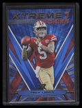 DELETE 131504 2021 Panini XR Xtreme Rookies Blue 36 Trey Lance Rookie 89/99