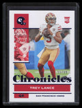 DELETE 131508 2021 Panini Chronicles Blue 77 Trey Lance Rookie 55/99